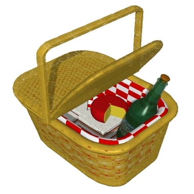 Picnic Basket Clipart Clipart - Free to use Clip Art Resource