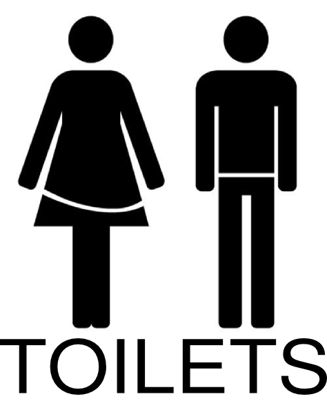 Female And Male Toilets Clip Art - vector clip art ...
