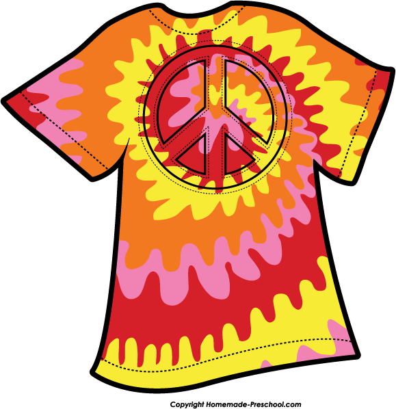 Tie Dye Clipart