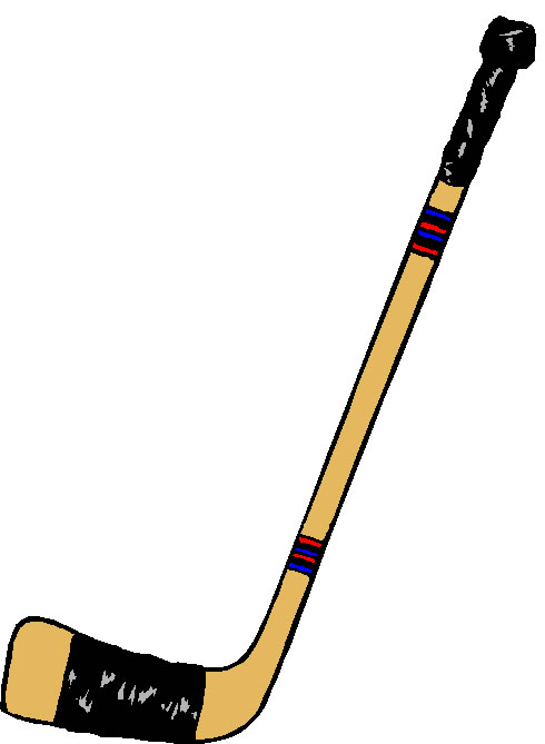 Free ice hockey stick clipart