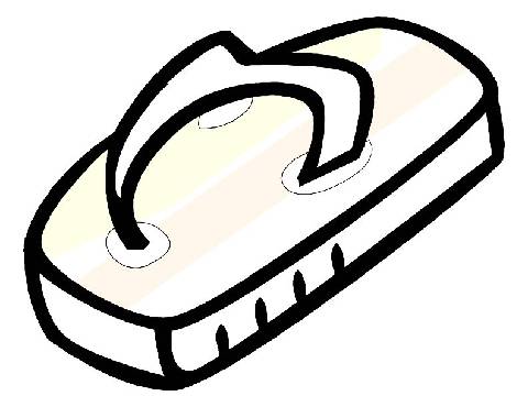Free Coloring Pages Flip Flops - ClipArt Best