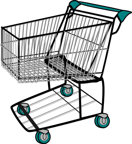 Shopping cart clip art