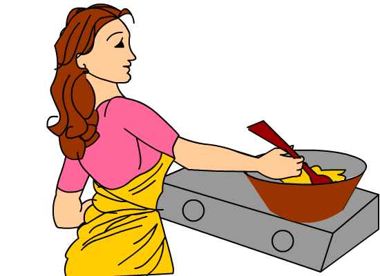 Mother Cooking Clipart Images