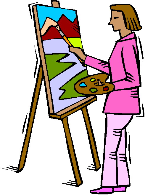 Painter clipart images