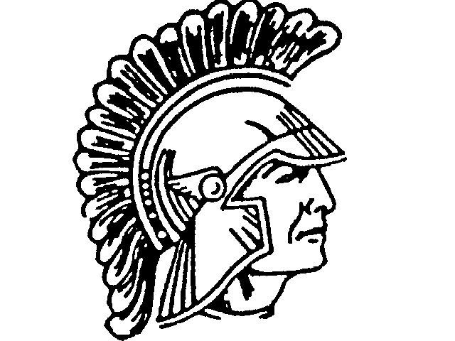 Spartan head clip art