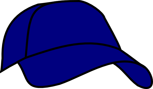 Blue Baseball Cap Clip Art - vector clip art online ...