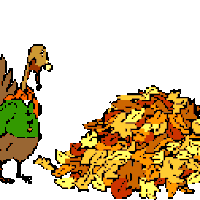 Gobble Wobble Transparent Happy Thanksgiving Turkey Day Animation ...