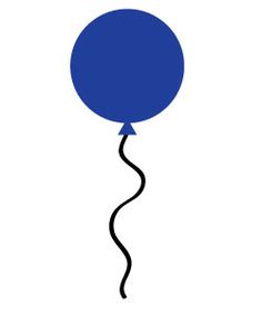 Birthday Balloon Silhouette - ClipArt Best