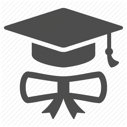 Degree, diploma, graduate, graduation cap, hat icon | Icon search ...