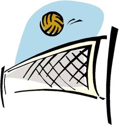 472 views Beach volleyball clip art