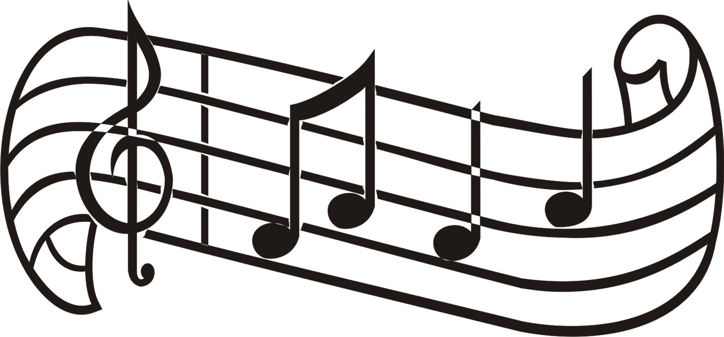 Coloured Single Music Notes Clipart - Free to use Clip Art Resource