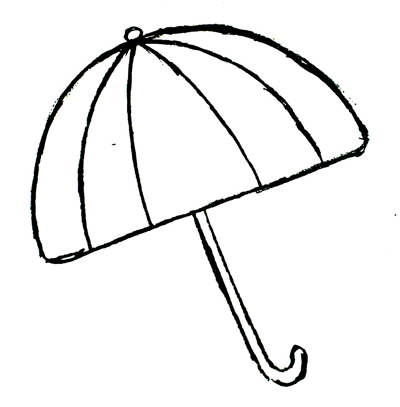 umbrella printable template clipart free to use clip art resource ...