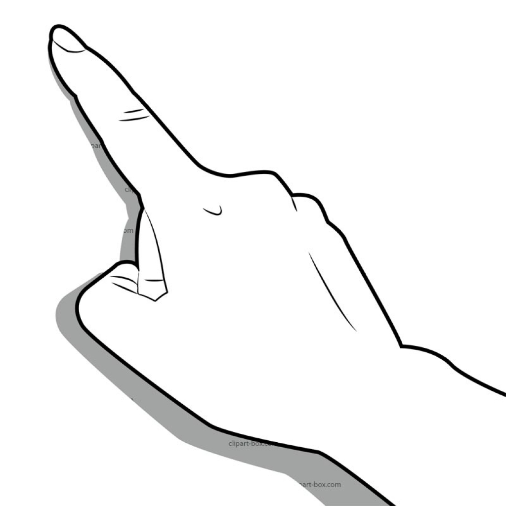 clipart of middle finger - photo #30
