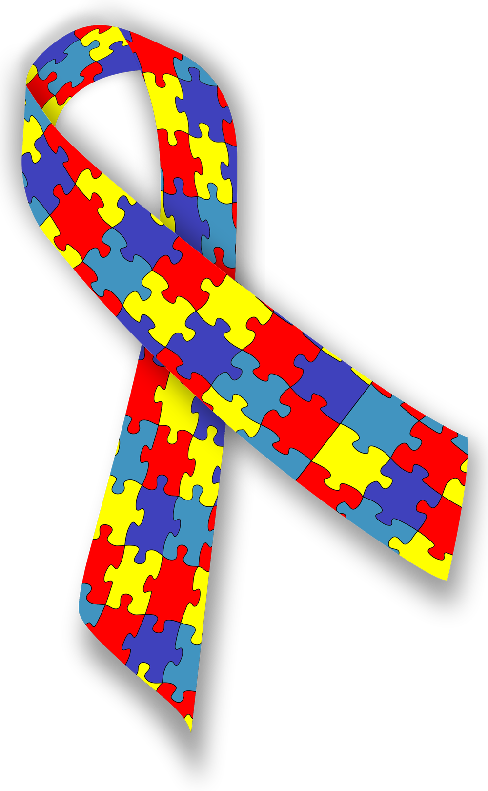 Autism Awareness Ribbon Vector - ClipArt Best