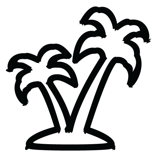 Coconut Tree Vector Icon, 43710