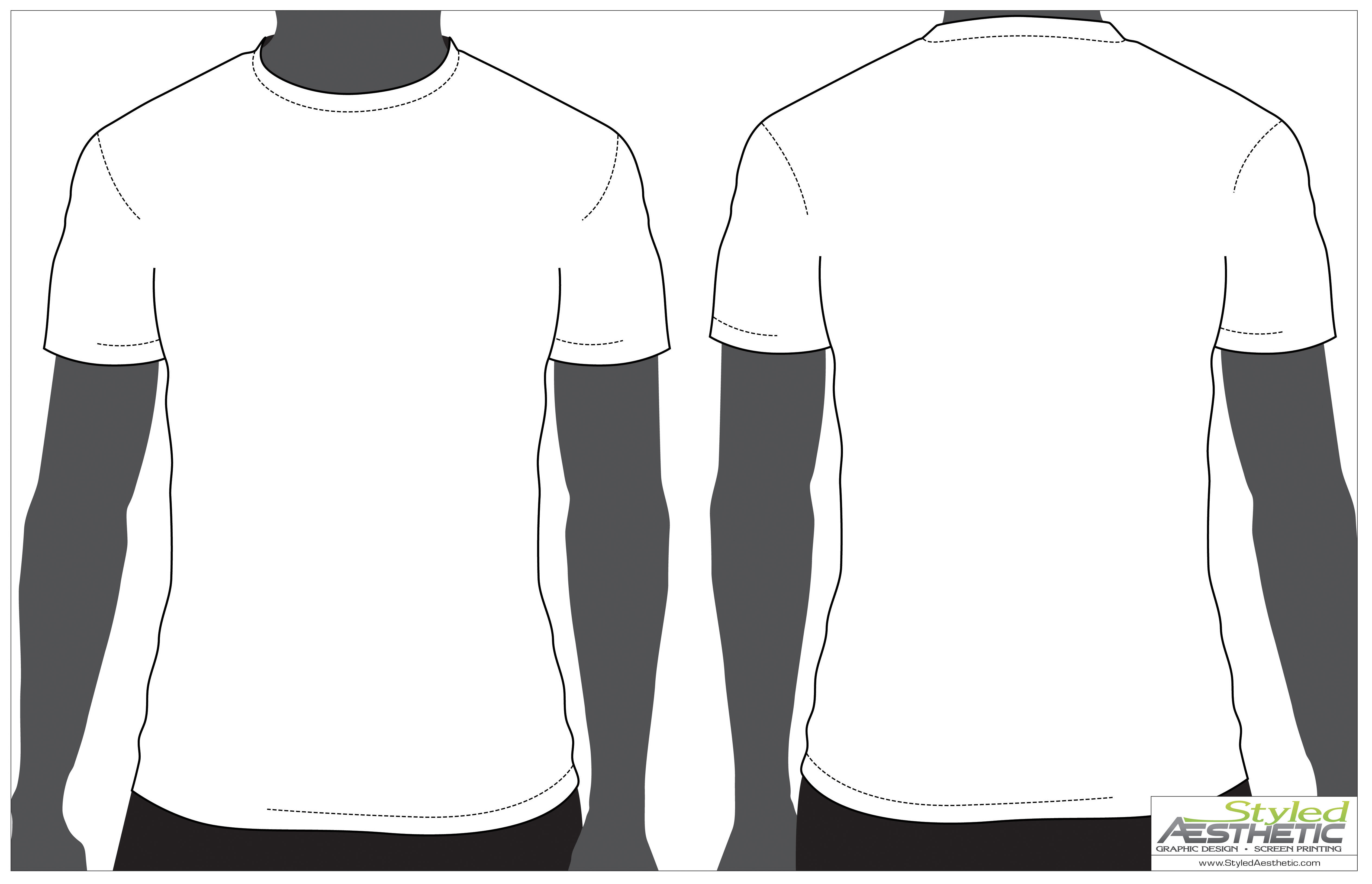 Blank T Shirts Template