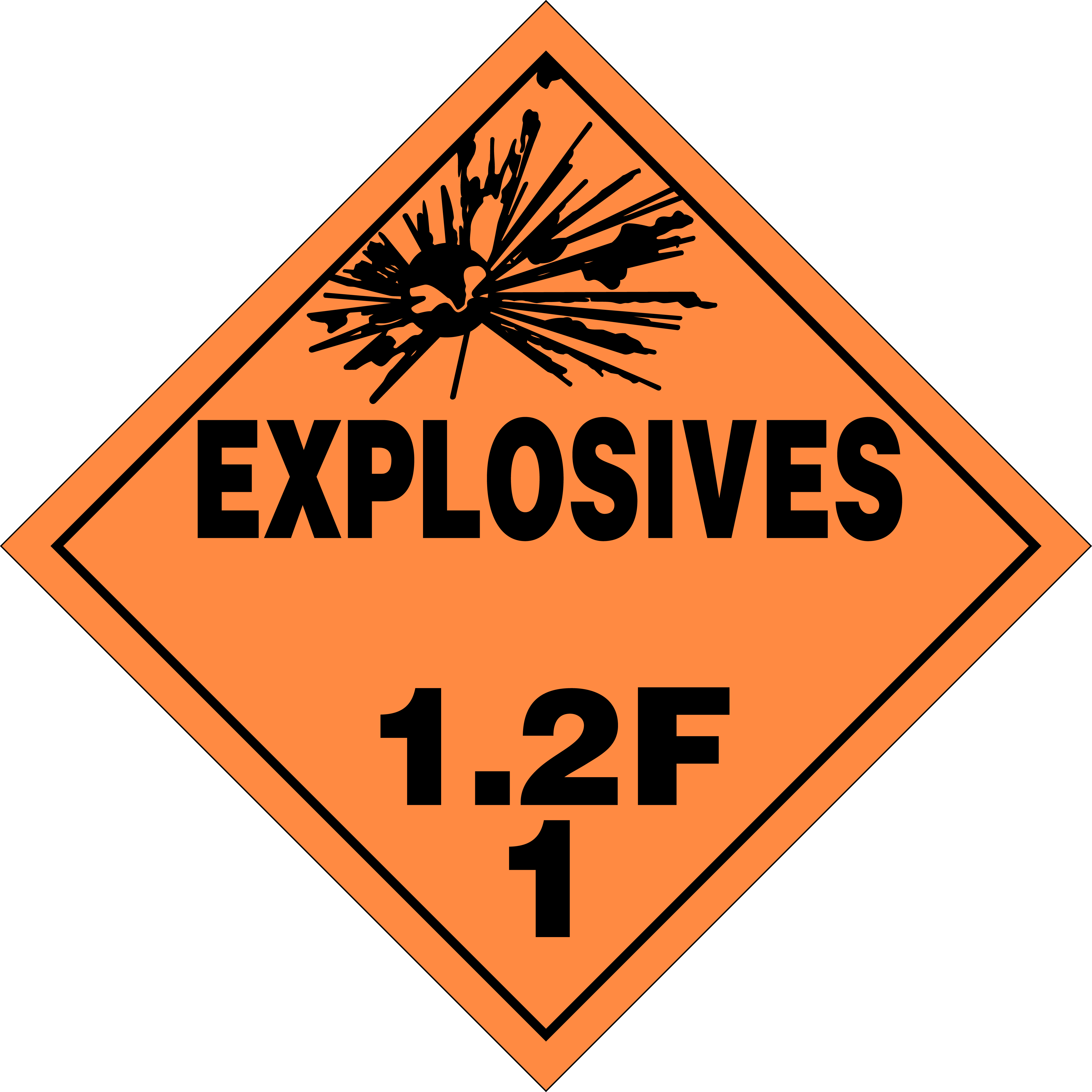 Explosive Warning Sign - ClipArt Best
