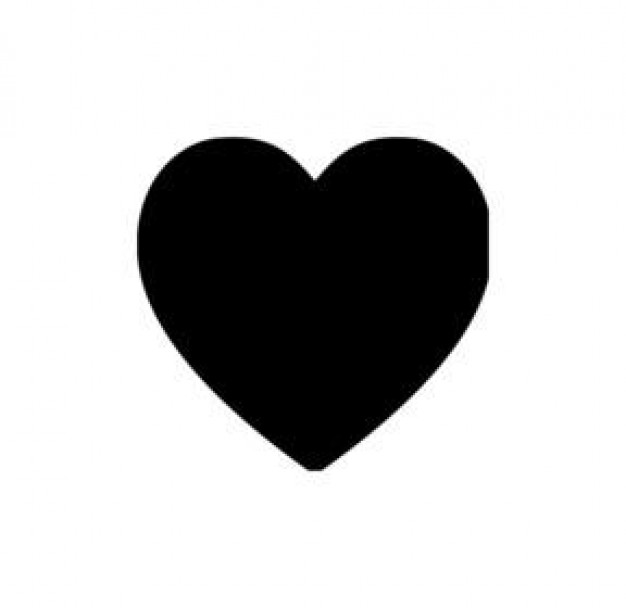 heart silhouette - Icon | Download free Icons