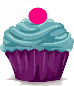 Cupcake With Gumball clip art - vector clip art online, royalty ...