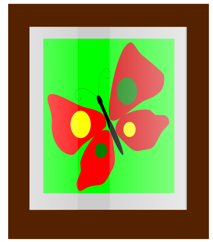 Clipart - Butterfly Frame