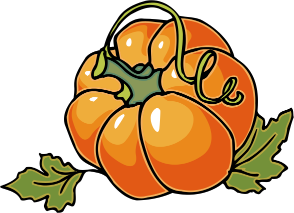 clip art free pumpkins and leaves - photo #24