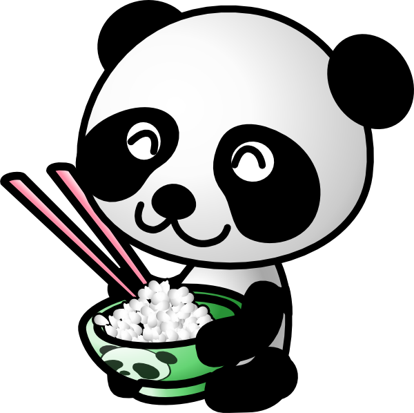 clipart of a panda bear - photo #50