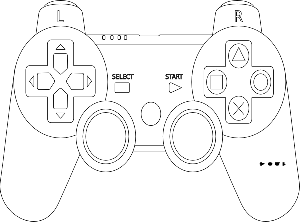 Xbox Controller Colouring Pages Page - Quoteko.