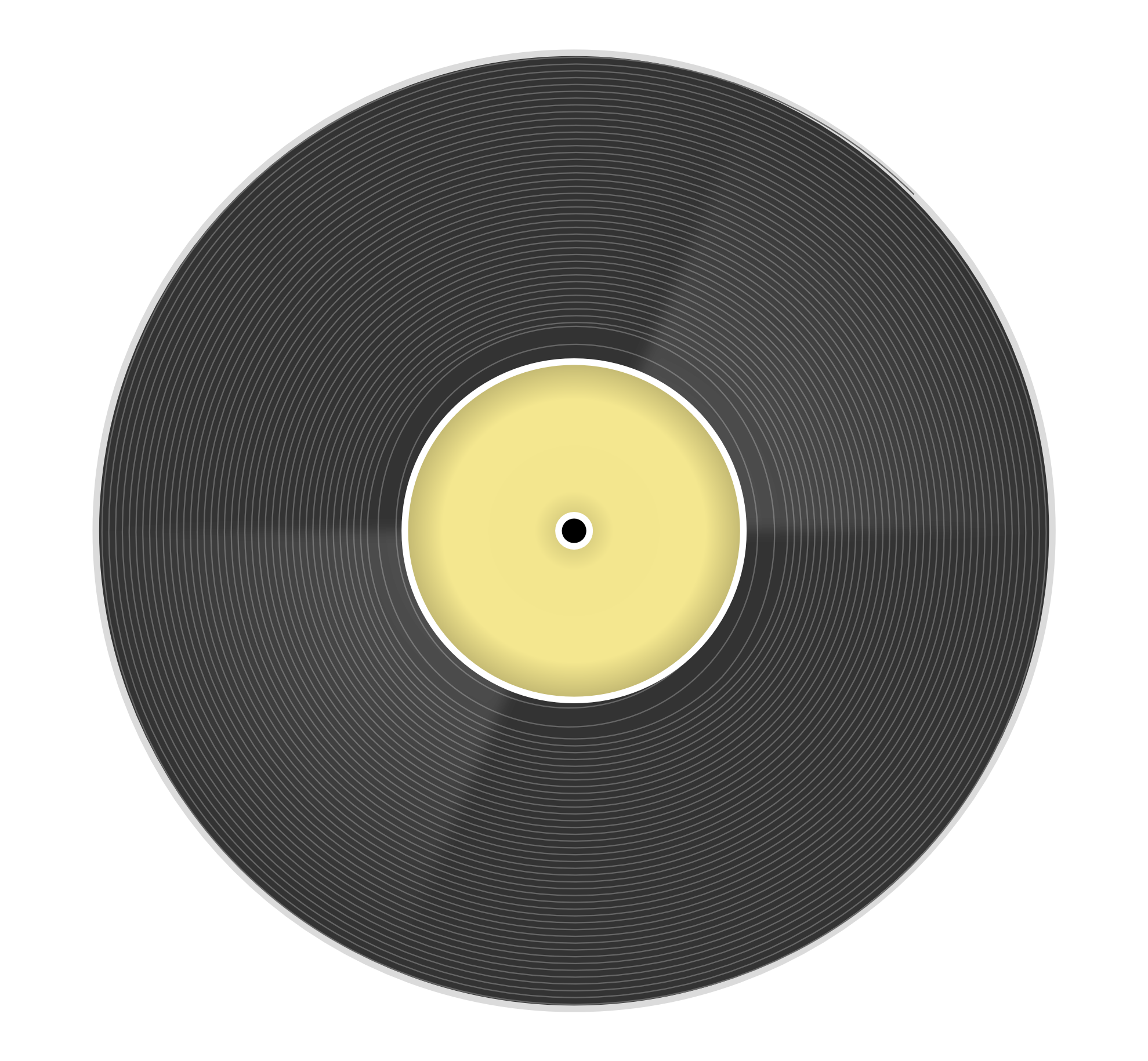 Clip Art: long play vinyl disc record clipartist ...