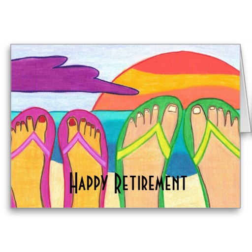 Happy Retirement greeting card from Zazzle.