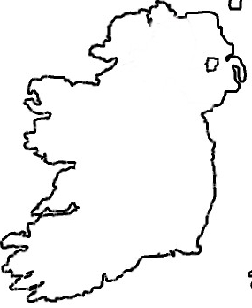 Simple Map Of Ireland - ClipArt Best