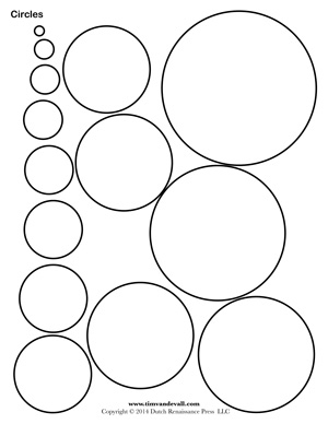 Circle Templates | Blank Shape Templates | Free Printable PDF