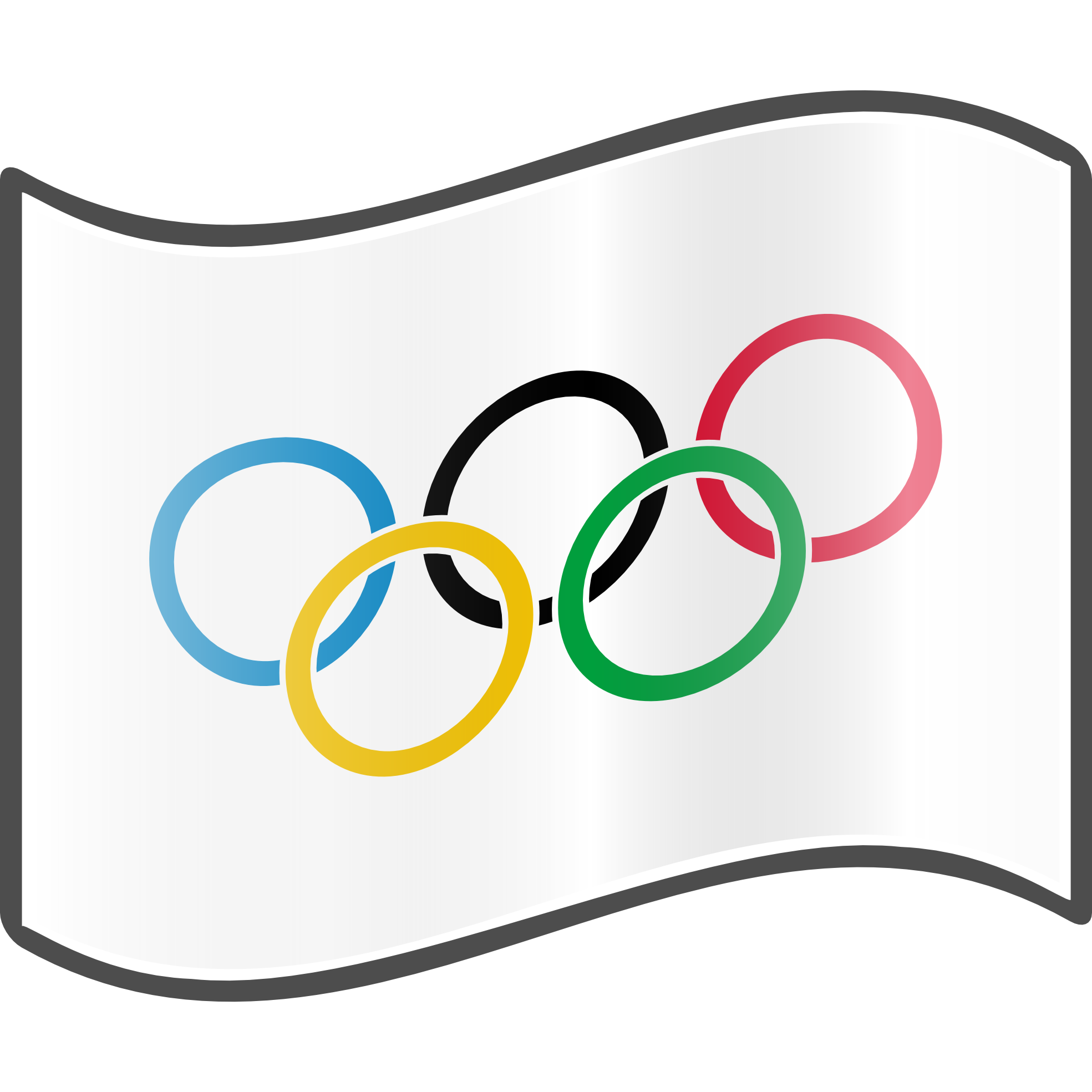 Nuvola Olympic Flag Drapeau Bandiera Bandeira Flagga scallywag ...