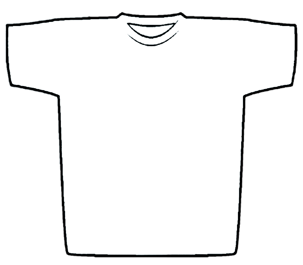 T Shirt Shape ClipArt