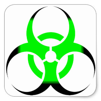 Green Biohazard Symbol Gifts on Zazzle