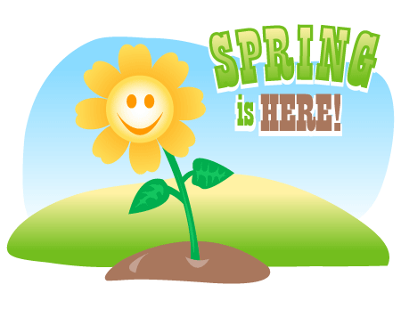 Spring Is Here Clipart
