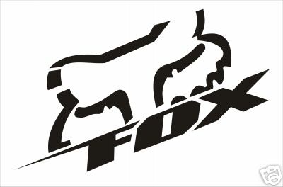 FOX Racing Vinyl Decal (Pair) - Style 2