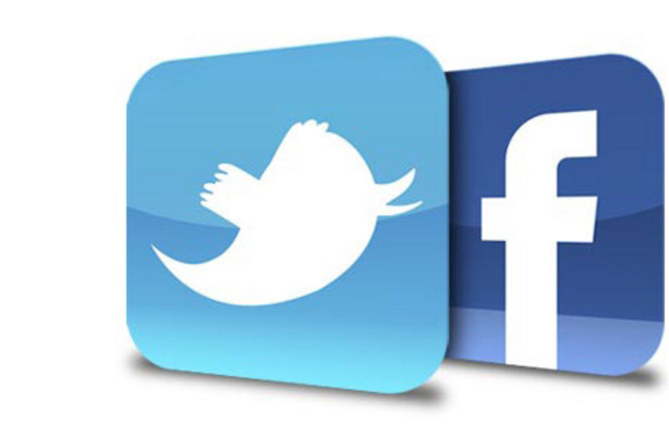 facebook twitter logo