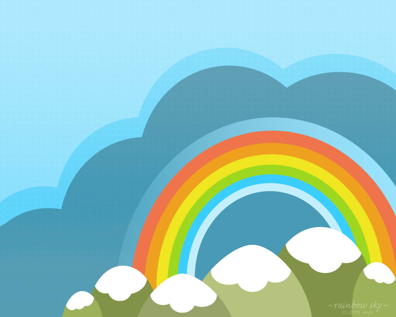 rainbow sky by innno on DeviantArt