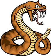 Rattlesnake Mascot Clipart