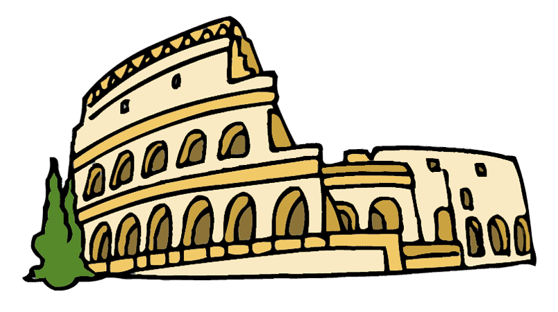 Roman Building Clipart