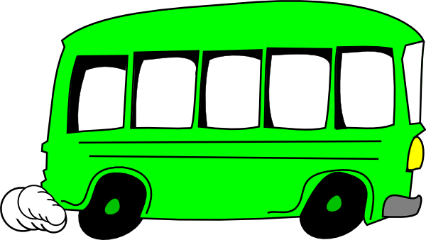 Animated School Bus Clip Art