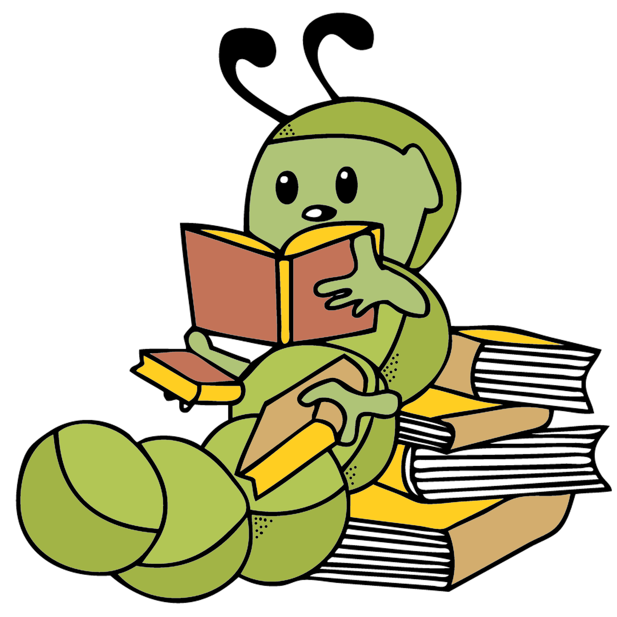 book worm clipart - photo #13
