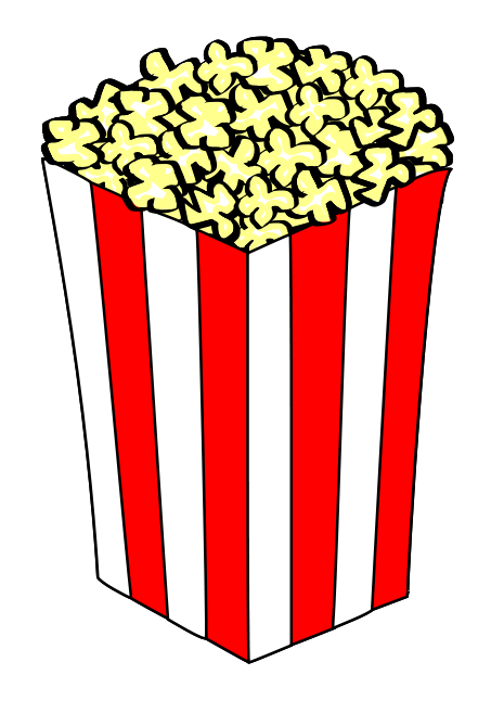 Piece Of Popcorn Clipart - Free Clipart Images