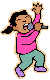 Sing clipart