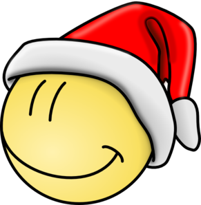 Holiday Smiley Face Clip Art - vector clip art online ...