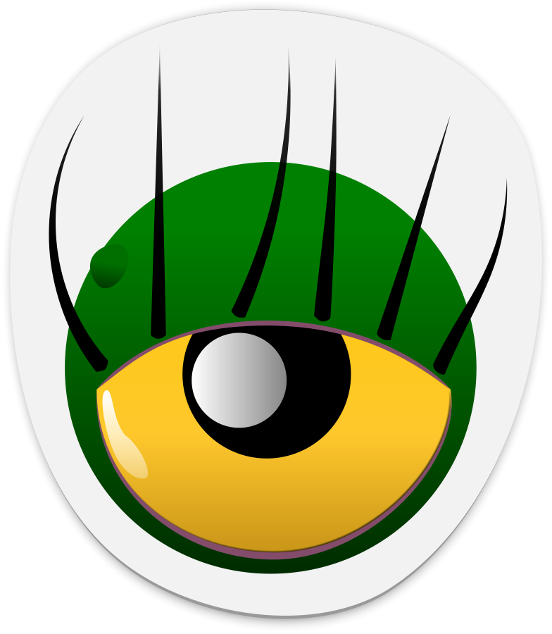 Monster eye sticker 2 Clipart, vector clip art online, royalty