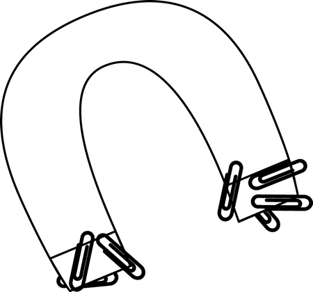 485 views Magnets Clipart Black And White Black And White Magnet With ...