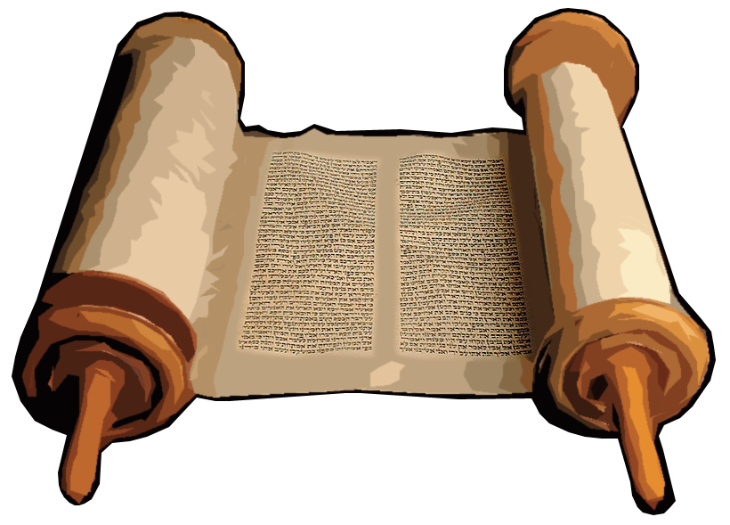 Old Testament Scroll Clipart