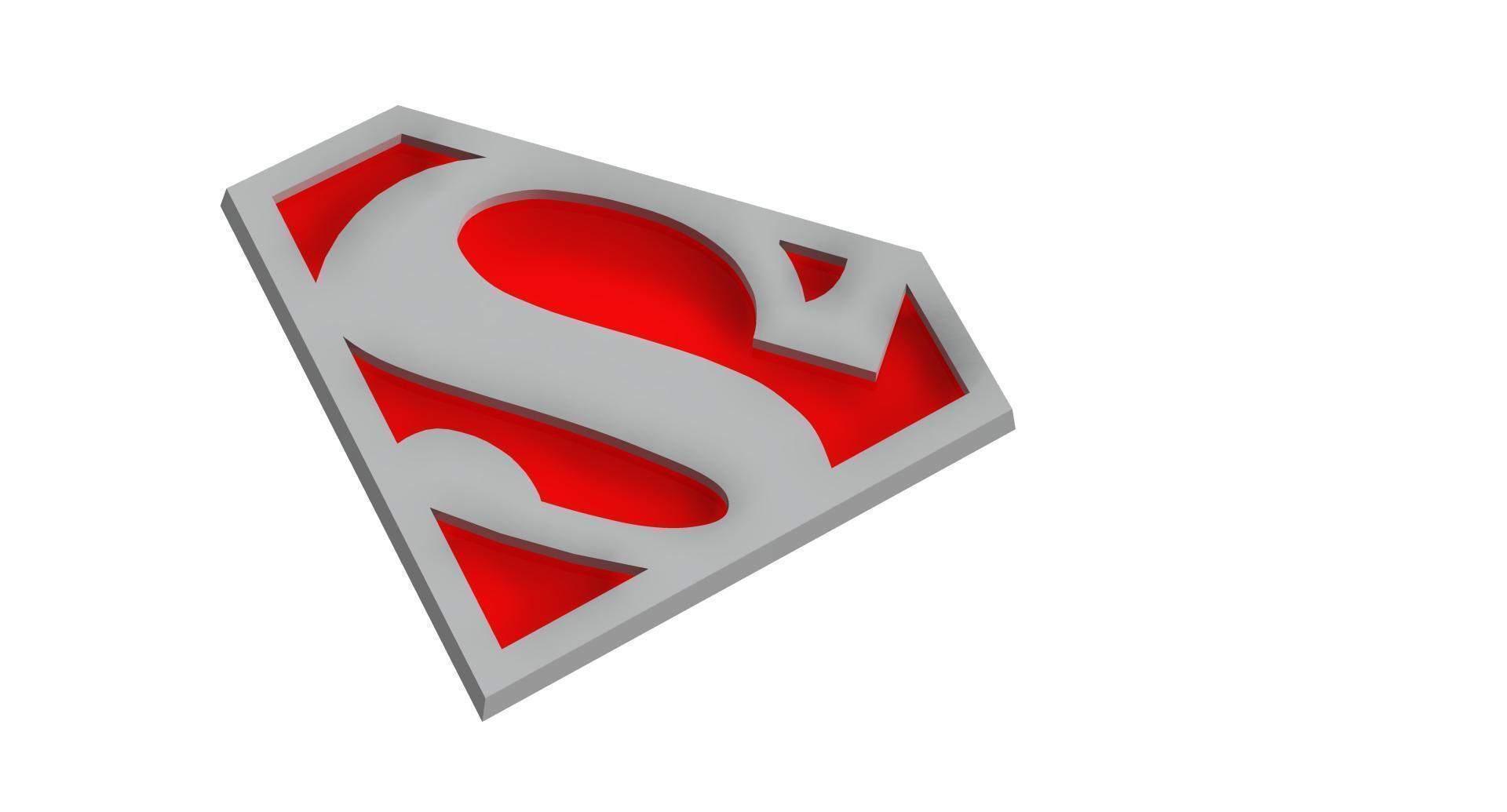 3D Printed Superman Logo by khantiger100 | Pinshape