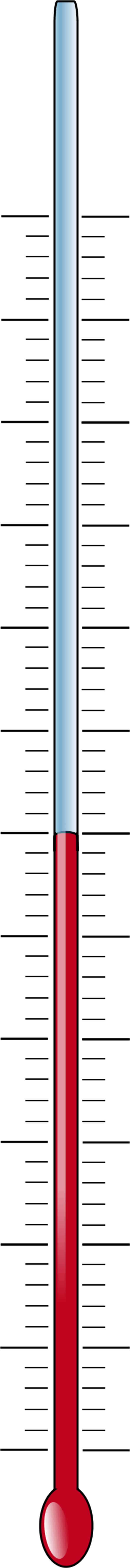 Temperature Thermometer - vector Clip Art